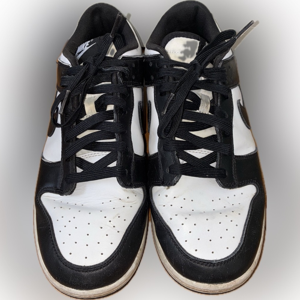 Nike Low Dunk Retro White Black Panda DD1391-100 Men's Sneakers Sz 9 - Picture 2 of 8